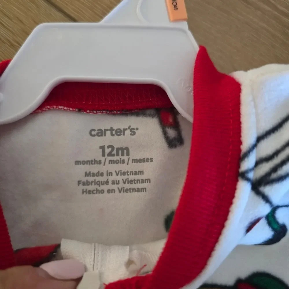 NWT Carter’s Santa, Cookies & Milk Pajama Set